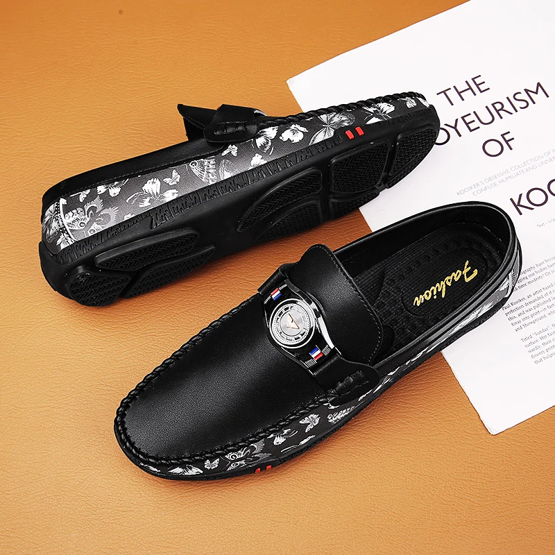 Ziitop Hot Style Fashion Microfiber Leather Slip-on Loafers Summer Moccasin Shoes  Men Casual Shoes