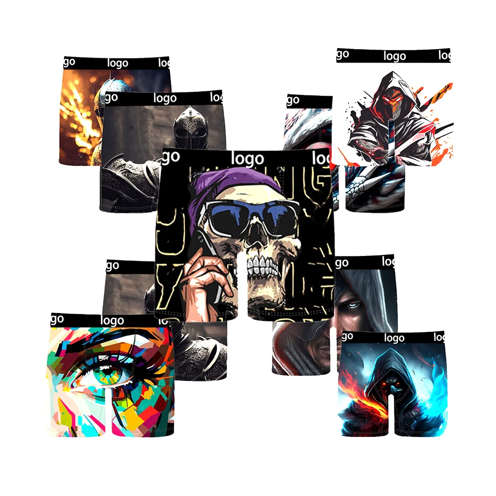 Attractive Price New Type Brief Boxer Shorts Underwear Mens men sexy underwear  Wrld anime figure shorts boxer