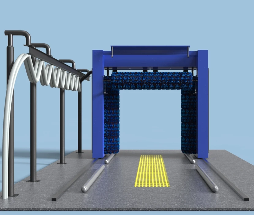 Automatic Bus and Truck Wash Machine