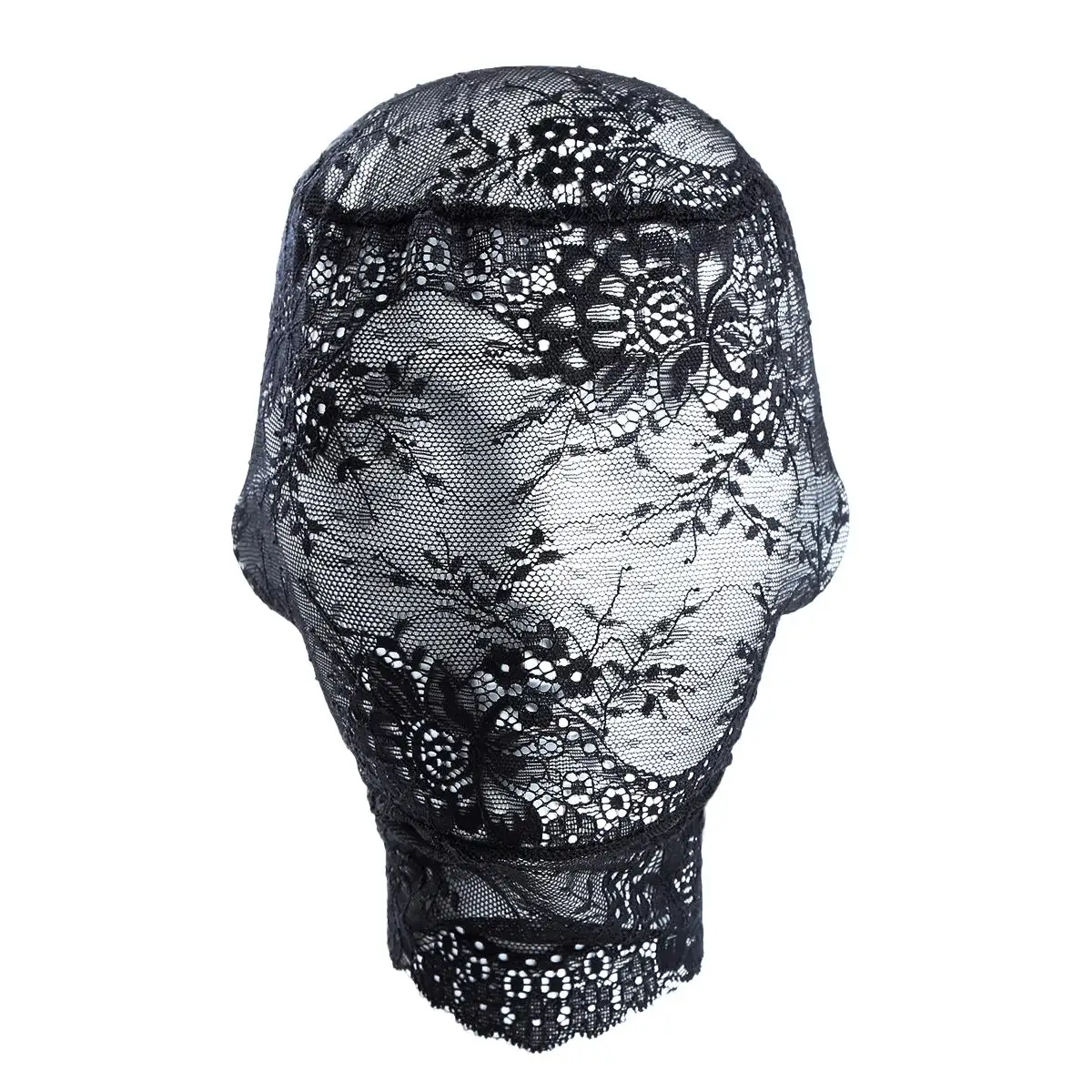 MOGlovers Sexy Slave Mesh Full Head Mask Sex Toys for Women BDSM Bondage Restraint Fetish Hood Transparent Gimp Mask Exotic Acce