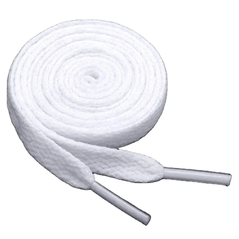 Stylish polyester fabric colorful flat shoelace wholesale flat screen shoelaces Customized text logo printed shoelaces