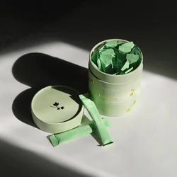 slimming capsule powder storage container eco-friendly cardboard coffee bean red tea powder drink powder gift round paper pack