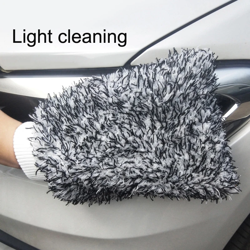 Machine Washable Microfiber Plush cleaning Premium Scratch-Free Car Wash Mitt car wash gloves