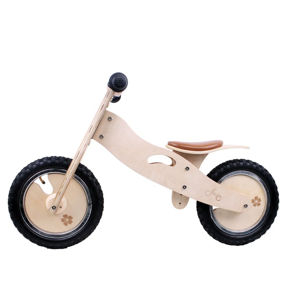 High Quality Preschool  Wooden Balance Bike Toys Children Balance Bike Wooden Bike Toys
