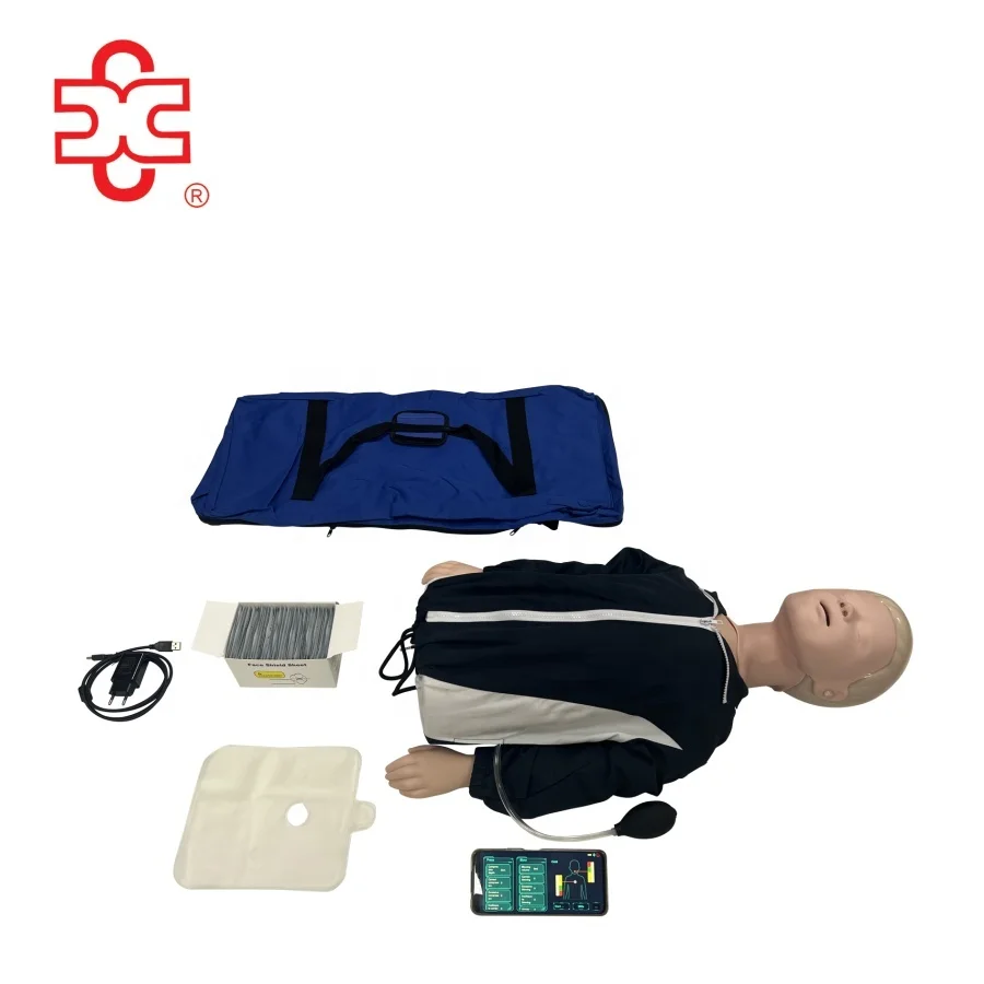 XC-426A тренировочная модель для детей на половину тела с управлением приложением