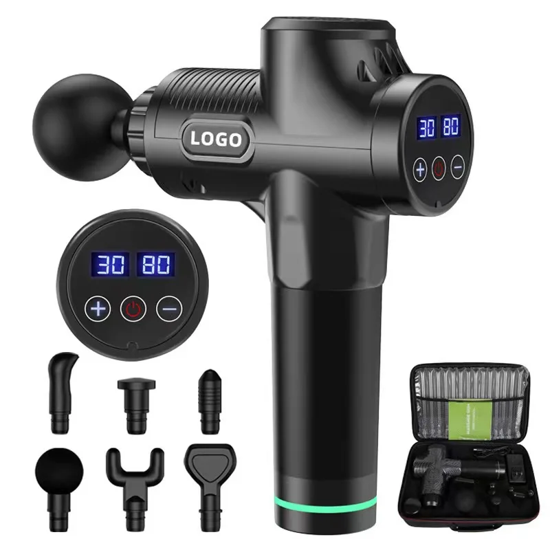 YAOYUAN High frequency Massage Gun Muscle Relax Body Relaxation Electric Massager with Portable Bag Therapy Gun for fitness