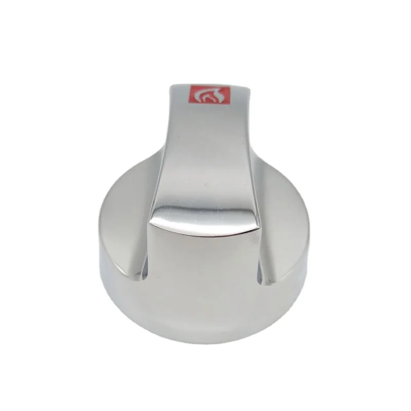 ISO9001 OEM  zamak gas stove knobs replacements Oven Cooker Knobs,6mm Universal Silver Gas Stove Control Knobs Adaptors