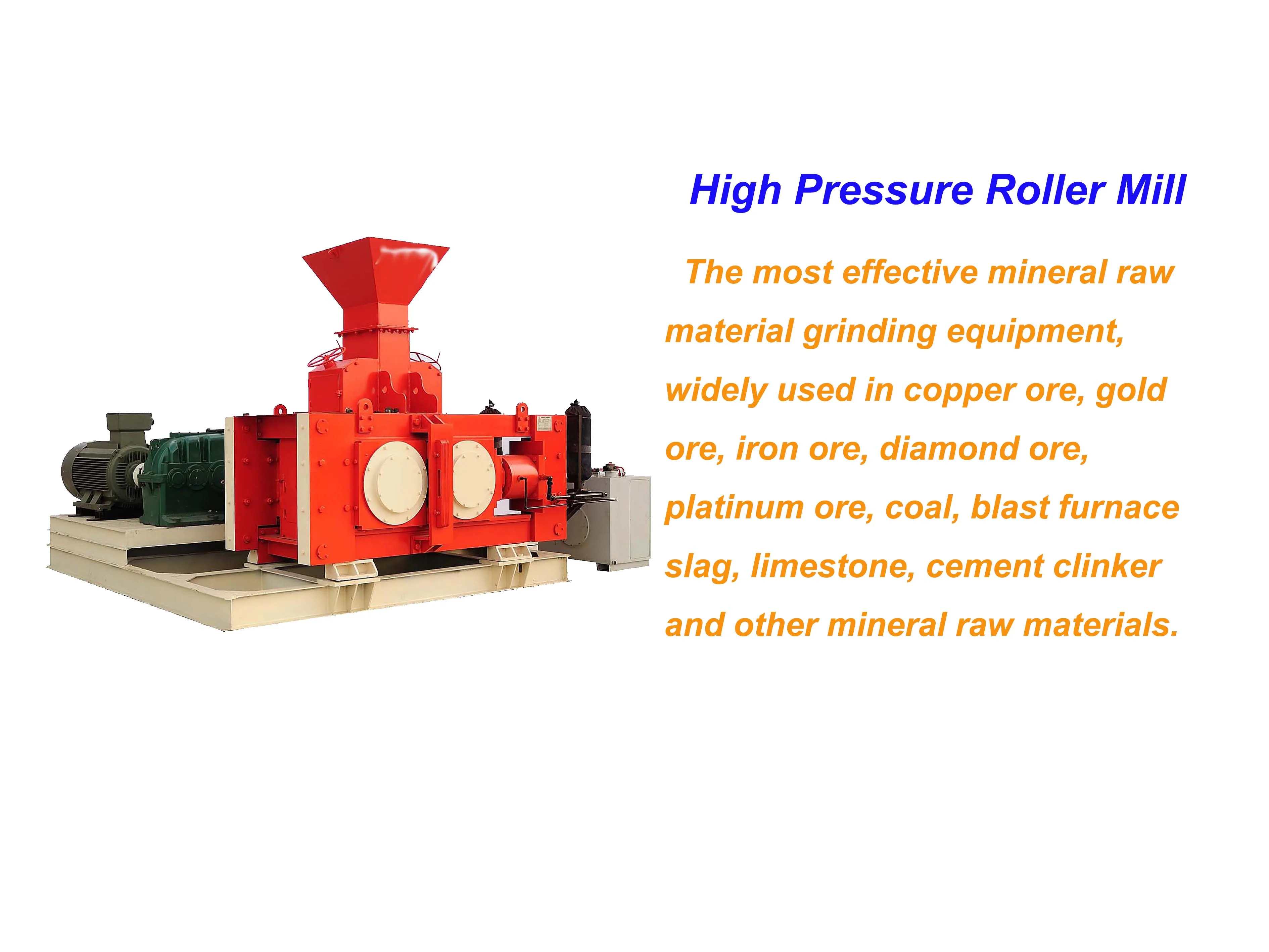 BYHI Large Capacity High Pressure Roller Mill Grinding Mills Grinding Machine In Powder Grinding