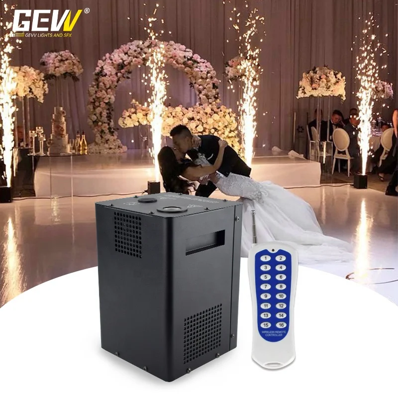 Свадьба в Гуанчжоу Электрический холодный фонтан огни Pyro Spark 3m пламенная машина Pro