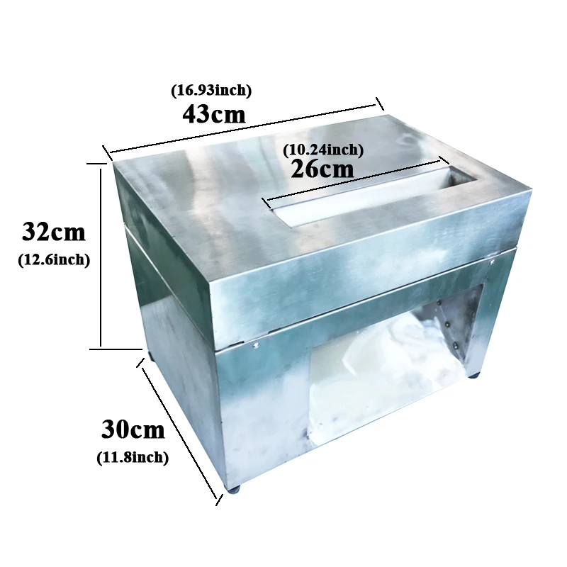 Машина для измельчения крафтовой бумаги, наполнитель для подарочных коробок, машина для резки переработанной бумаги A4, автоматическая машина для резки из нержавеющей стали небольшого размера