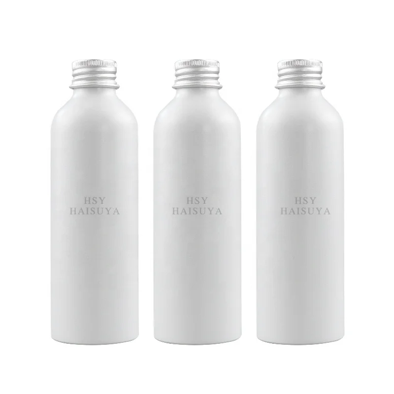 Customized 50ml 60ml 70ml 80ml 120ml 150ml 2oz empty white cosmetic personal care suit aluminum screw bottle fine mist sprayer