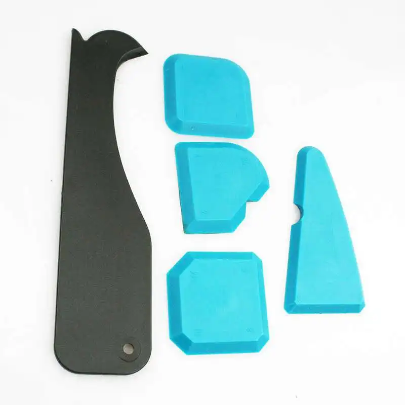 5 Pcs Grout remover Silicone Caulking Finisher Tool Kit Caulking tool Sealant Finishing Tool Grout Scraper for Kitchen Bathroom