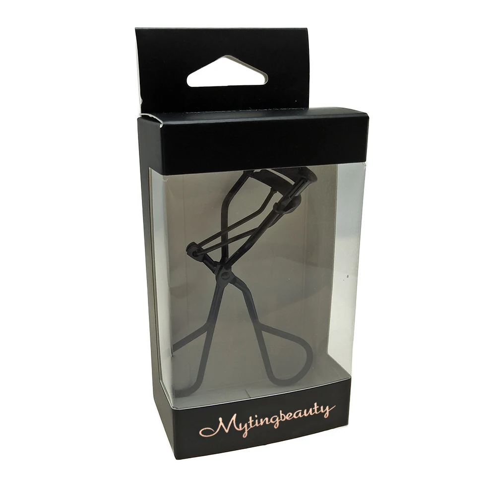 Недорогая цена, оптовая продажа, профессиональные бигуди для ресниц с упаковкой, Пользовательский логотип, черные бигуди для ресниц