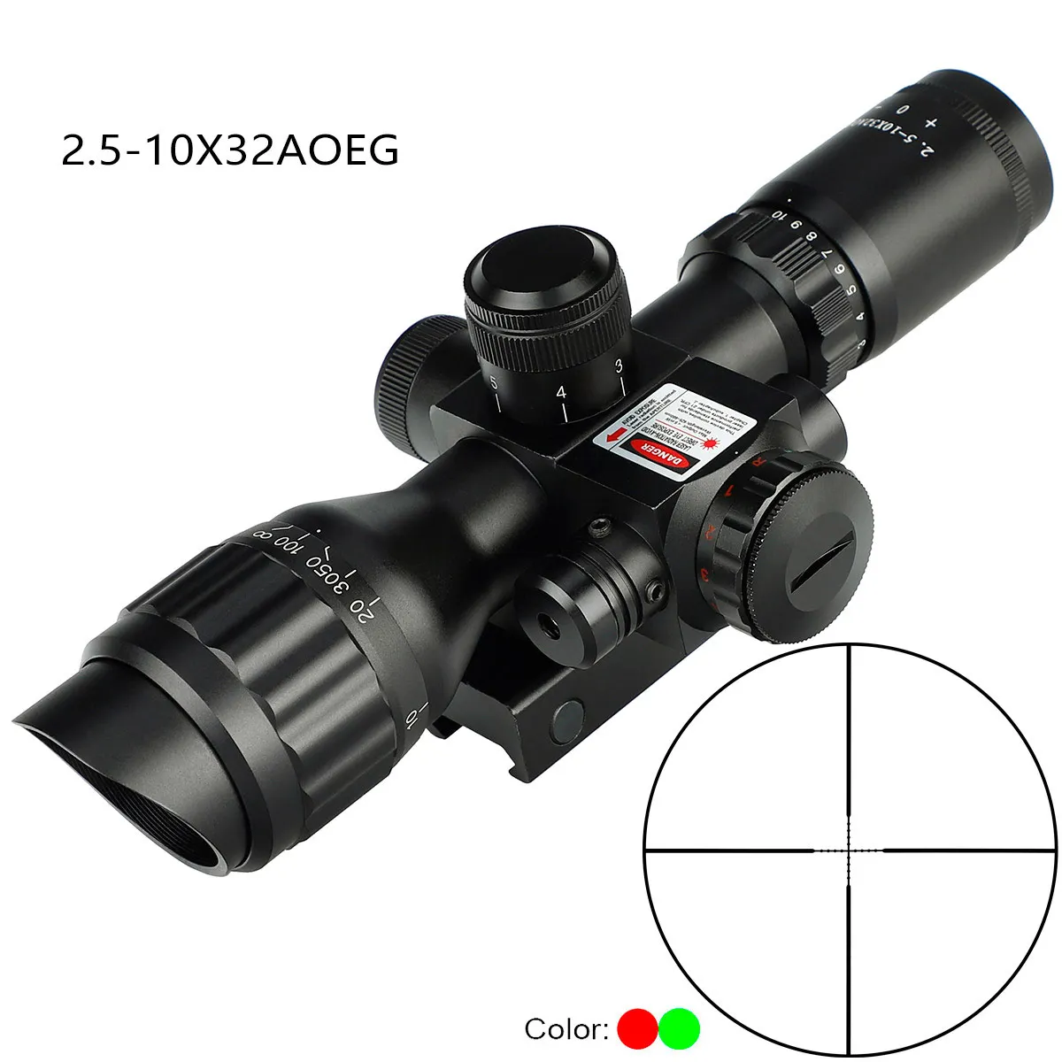 OEM ODM Telescope Sight 25.4mm Mounting Clip Ir 850n~950nm Illuminated Reticle Scope for Hunting