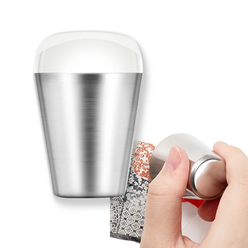 ROSALIND professional wholesale silicone uv gel polish stamper and clear scraper sets metal nail art stamper for stamping