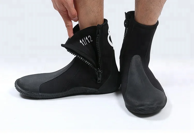 Китай Поставщики высокого качества боковой молнии Дизайн Дайвинг 5 мм неопрена сапоги