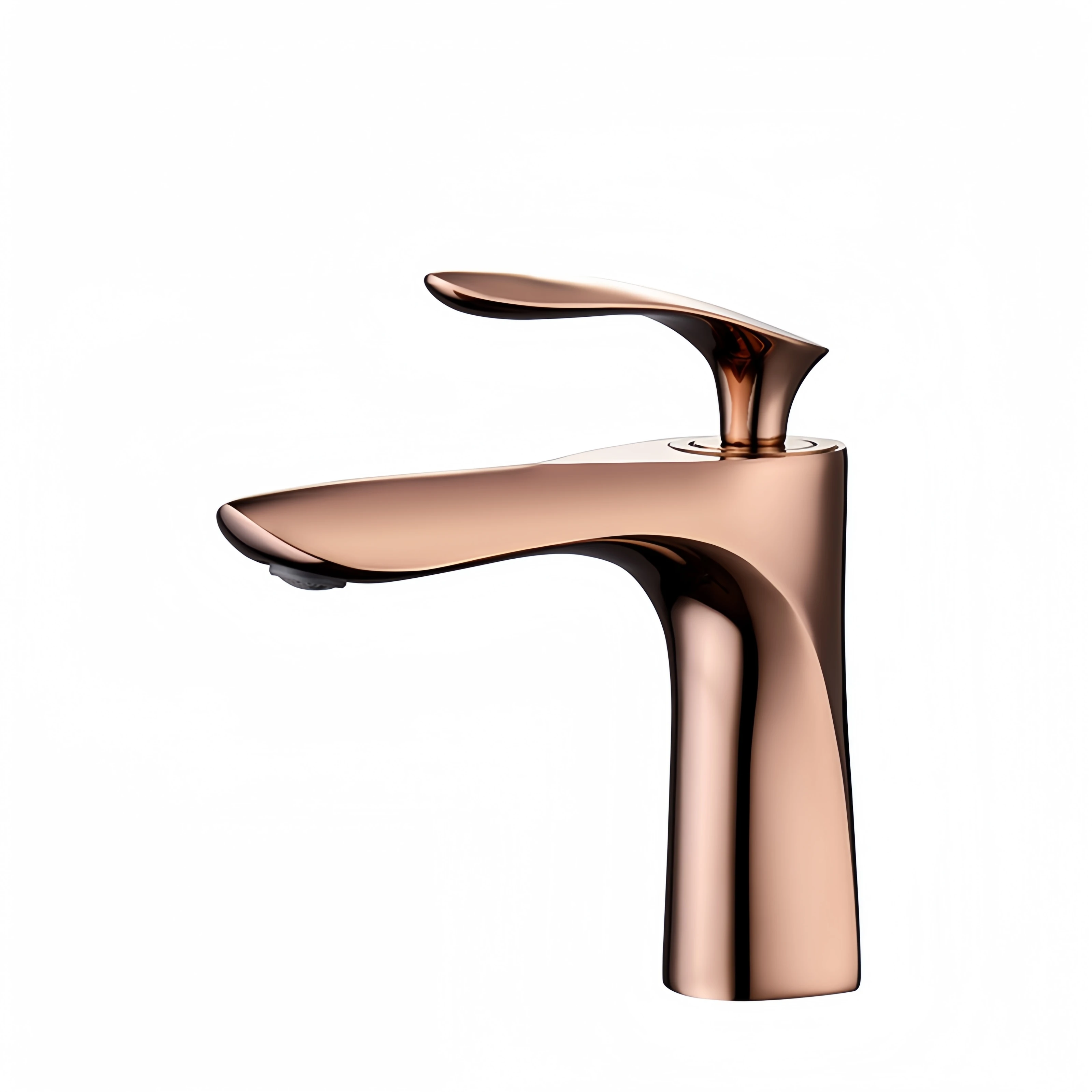 Luxury Single Handle Zinc Tap Water Saving Plumbing Fixture Chrome Basin Faucet Mixer Brass Taps Bathroom Faucet