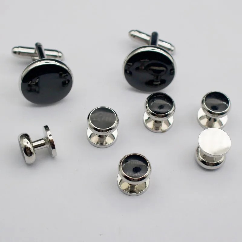 2024 new boyi Hot sale round cufflinks tie clips brass material metal jewelry animal cufflinks for men shirt dinner party