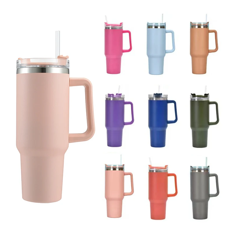 1200ml 40oz Good Quality Stainless Steel Double Walled Coffee Mug Tumbler Cups with Handle