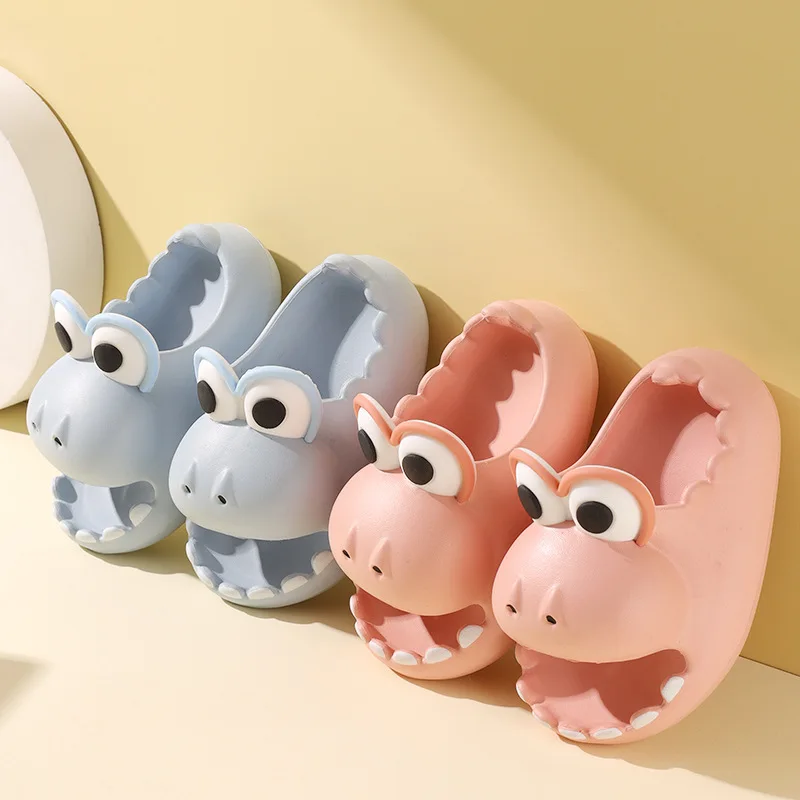 Summer Boys Little Girl Inhouse Nice EVA Light Animal Cute Designers Teddy dinosaur Slippers