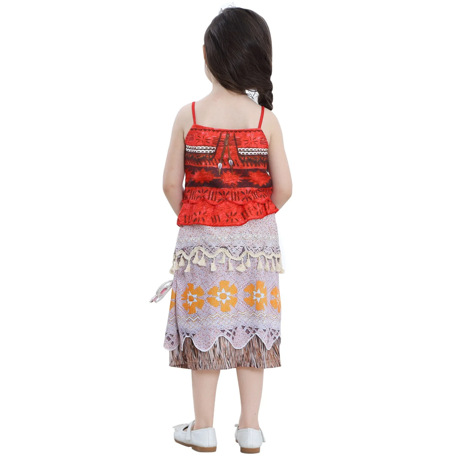 Hot Sale High Quality Princess Moana Halloween Costumes for Girls