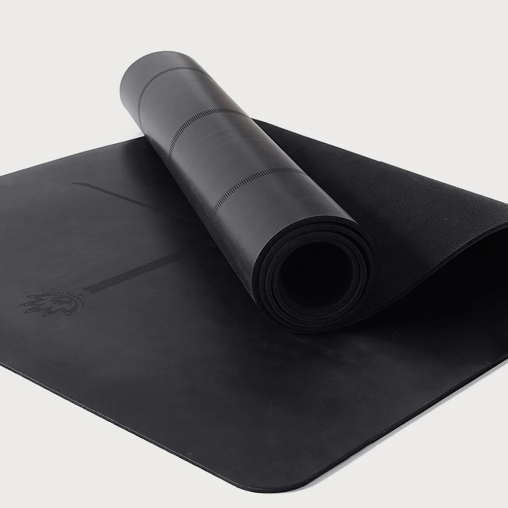 PU Natural Rubber Yoga Mat Widened Thickened Non-Slip Exercise Fitness Mat for Yoga and Other Workouts