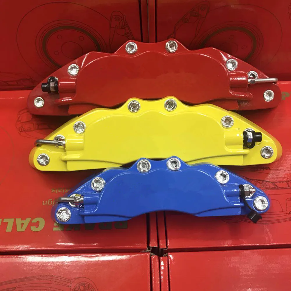 High Temperature Braking Coating S M L All size Aluminum ABS 8 piston brake caliper cover for brake caliper mercedes