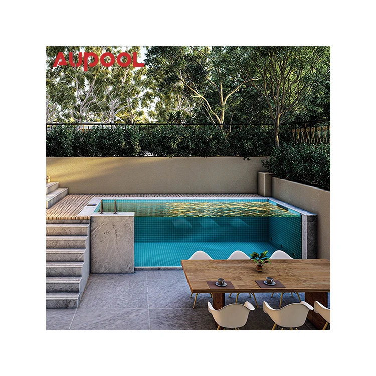 Best Overflow Infinity Outdoor Container Transparent Above Ground Plexiglass Cylinder Pool for Embassy