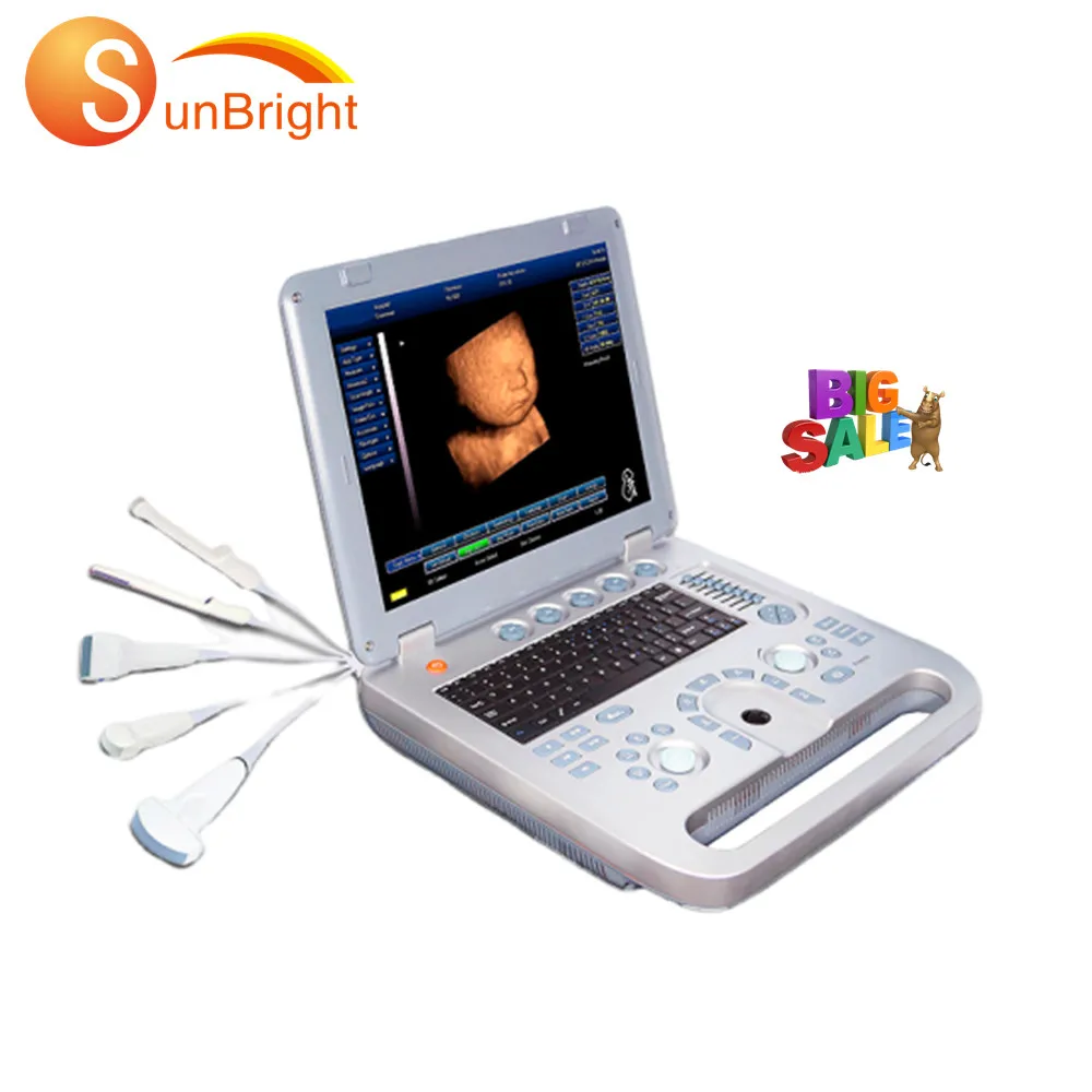 SUN-800D LED portable ultrasound sonography digital black and white 3D ultrasound scan