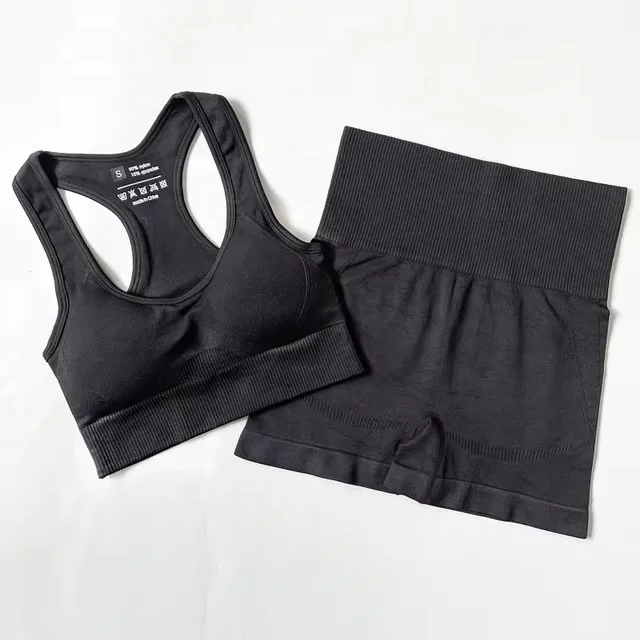 2/3/4PCS Seamless Women Yoga Set Work Out Sportswear Gym Clothing High Waist Leggings Sports Suit