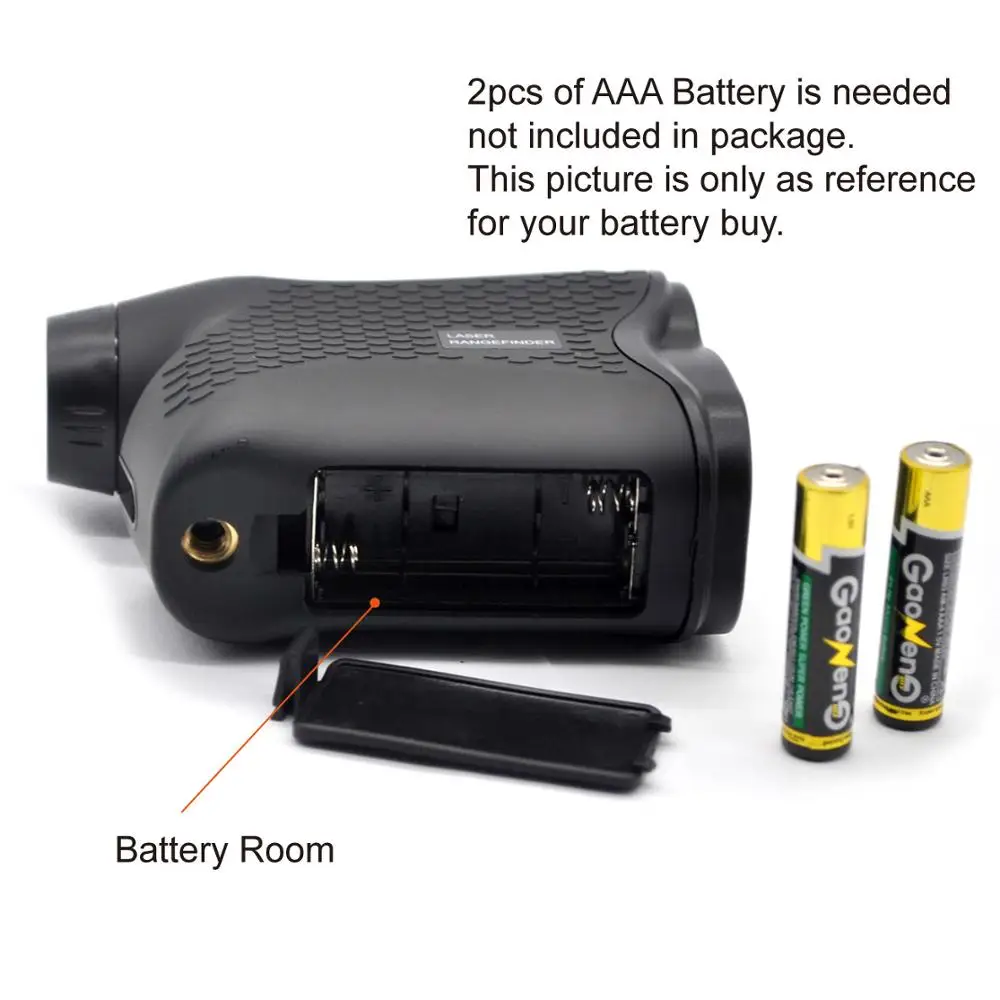 
Portable Golf Rangefinder 6x Maginification 600M 650 Yards Laser Range Finder scope with Flag Lock Foggy Mode rangefinder 