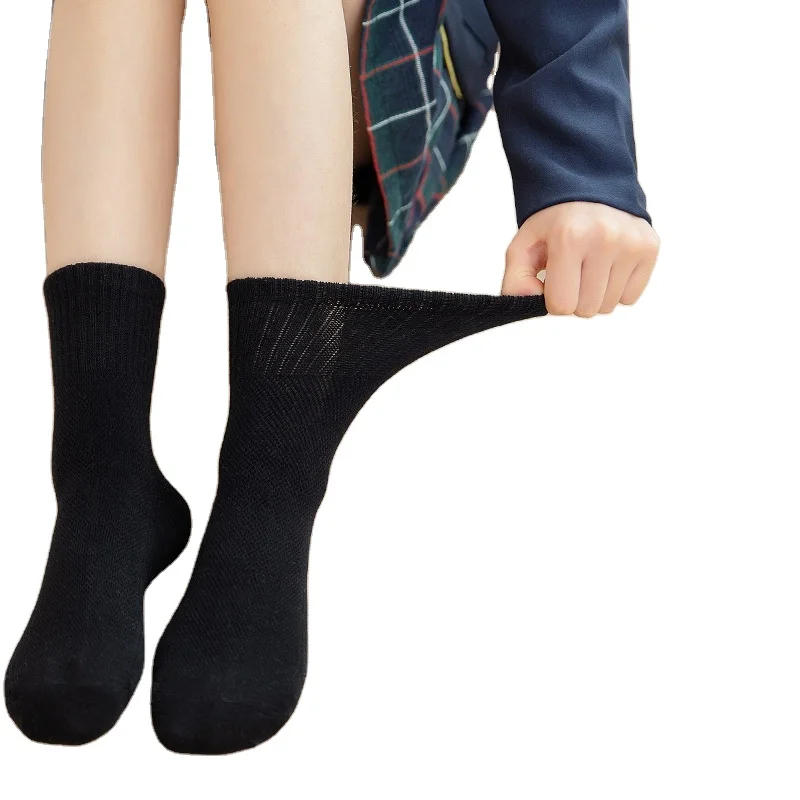 Factory Hot Sales Modern Design White School Socks School Socks Manufacturers School Socks For Boys And Girls