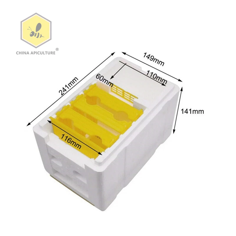  Оборудование для пчеловодства Apidea паяние Nuc пчелиная сыпь продажи размножение королевы мини-полистирол паяльный