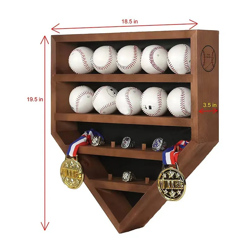 Wooden storage box home entrance key storage box desktop organization storage box multi grid classification