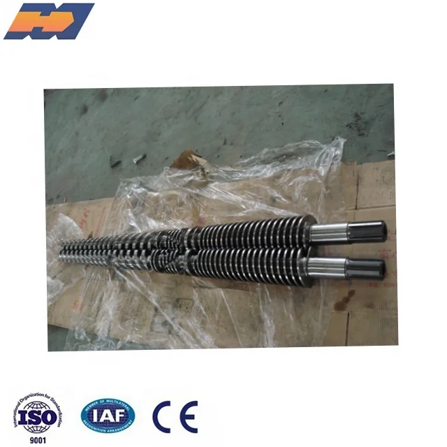 Шнек и цилиндр для экструдера пластика