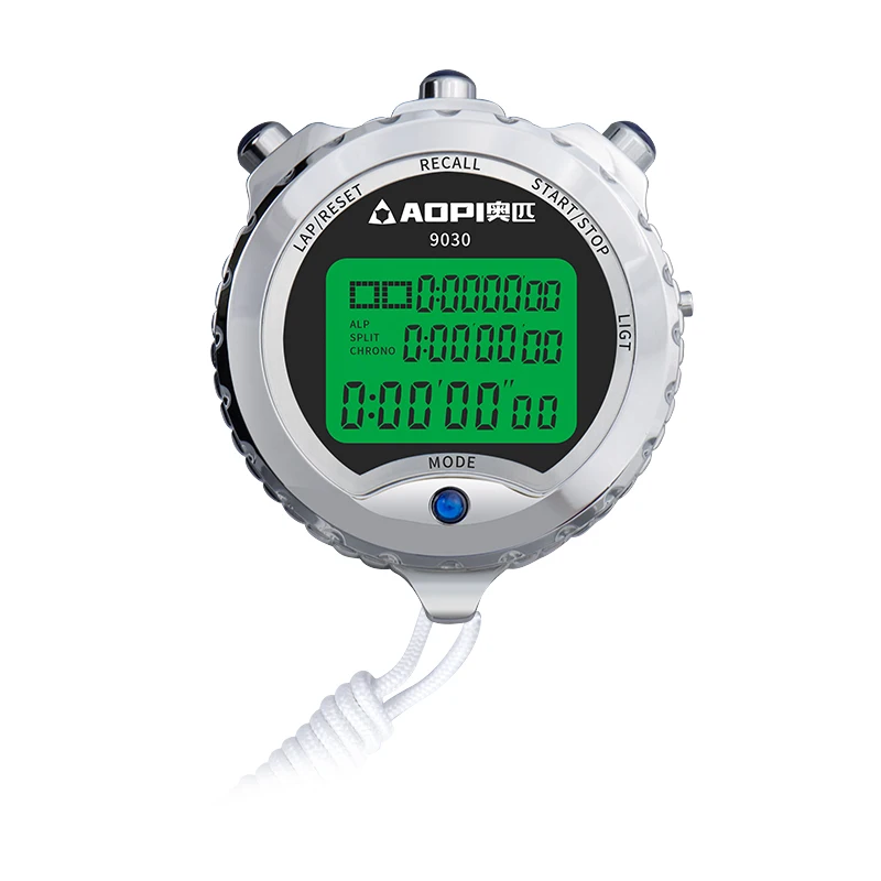 sports professional metal pocket stopwatch sports digital run stopwatch timer professional stopwatch