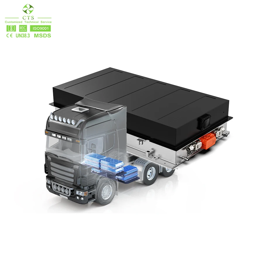 CTS standard battery packs 30kWh 60kWh electric vehicle battery 300V 600V lithium Lifepo4 EV truck batteries