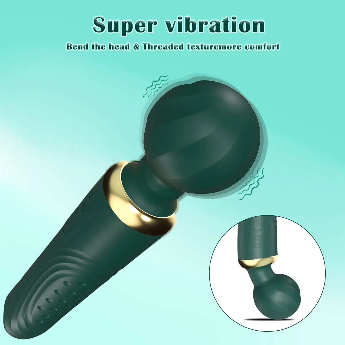 10 Frequencies AV Massager Body Wand Vibrating Sex Toys For Women Masturbation Wand Vibrators