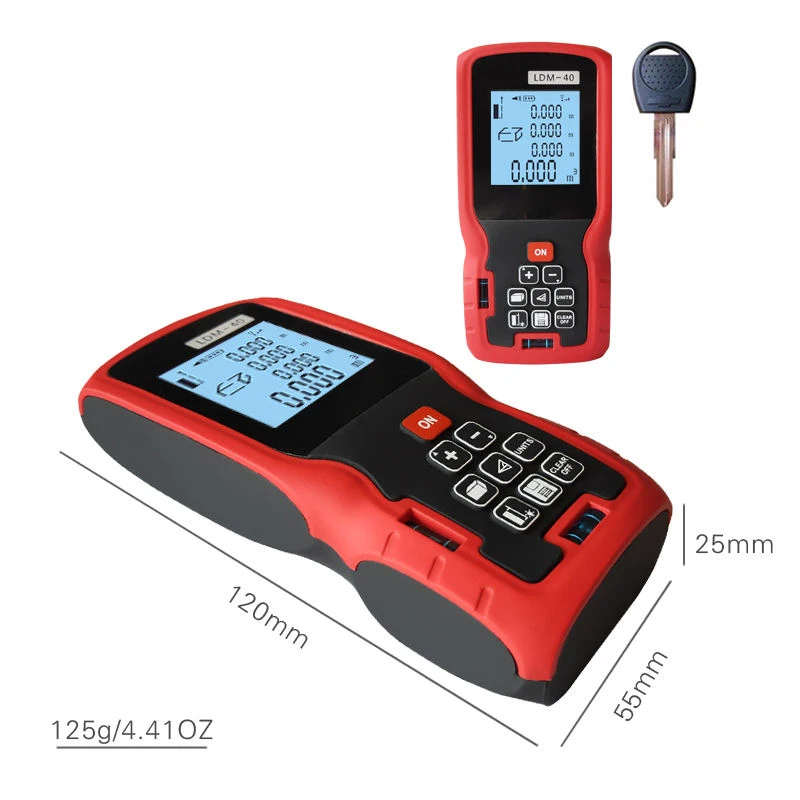 40m 50m 70m 80m 100m 120m Measure Tool Handheld Indoor&Outdoor Laser Rangefinder Digital Laser Distance Meters