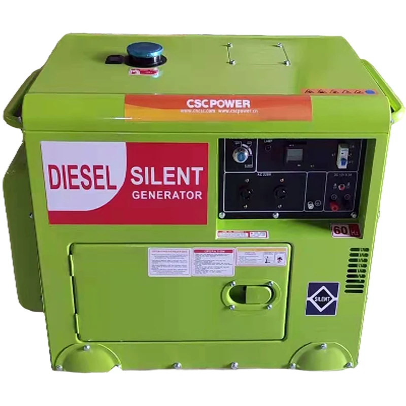 Air cooled silent type diesel generator 50HZ 60HZ 8KW 10kva generator