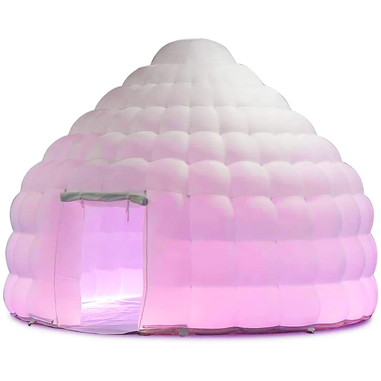 High Quality Customizable Size Inflatable Igloo Wedding Event Nightclub Bar Marquee Playhouse Large Inflated Dome Tent for Event