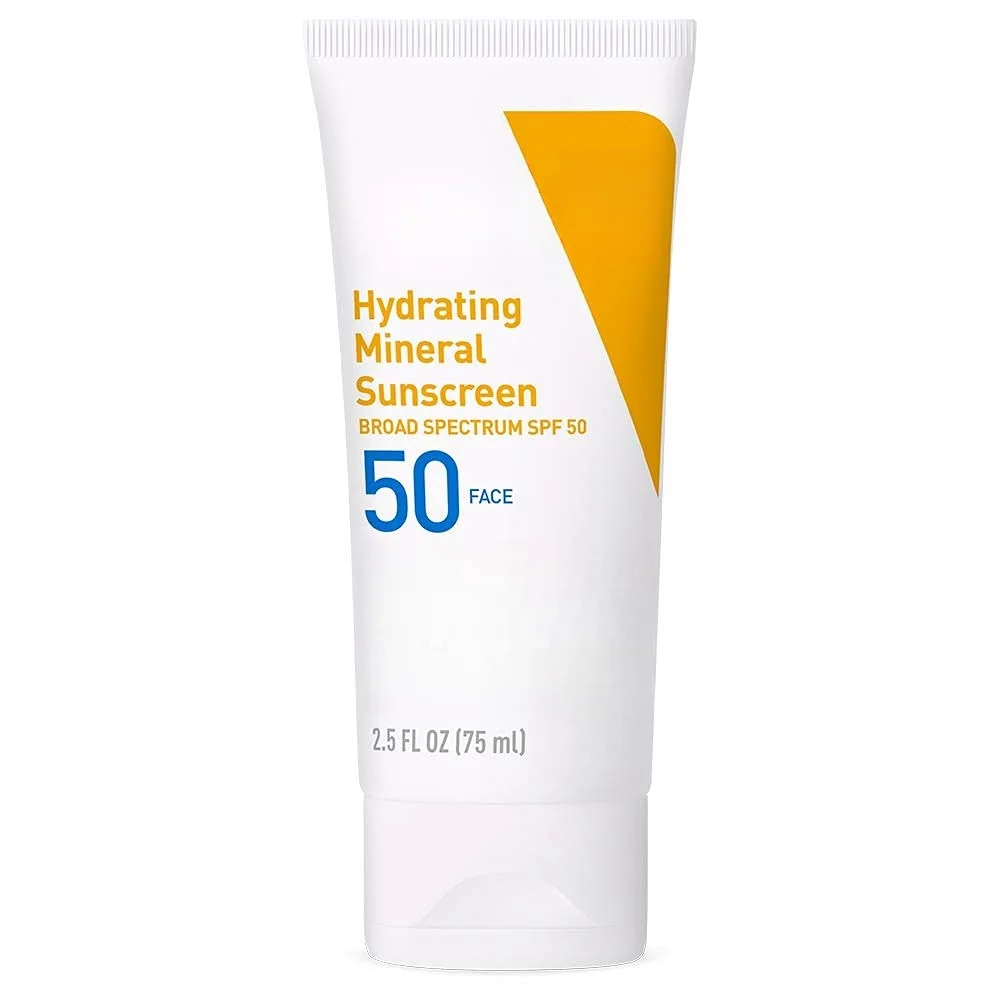 CeraV has Zinc Oxide and titanium Dioxide Moisturizing Mineral Sunscreen SPF30 SPF50 Long-lasting Moisturizing and Waterproof