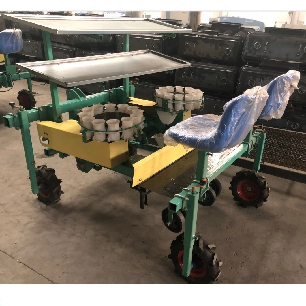 2ZBZ-1A self-propelled beet seedlings transplanting machine vegetable seed planter fully automatic crop transplanter wholesale