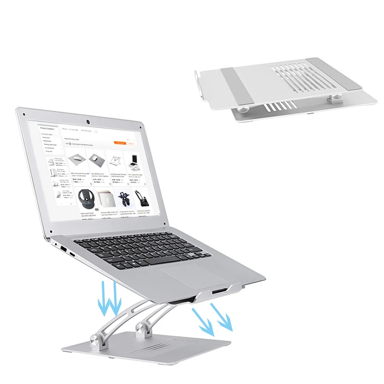 Эргономичная Портативная подставка для ноутбука с регулируемым углом высоты держатель Алюминиевая Подставка от