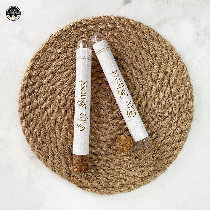 100ml test plastic test tube Vanilla plastic  packaging tube