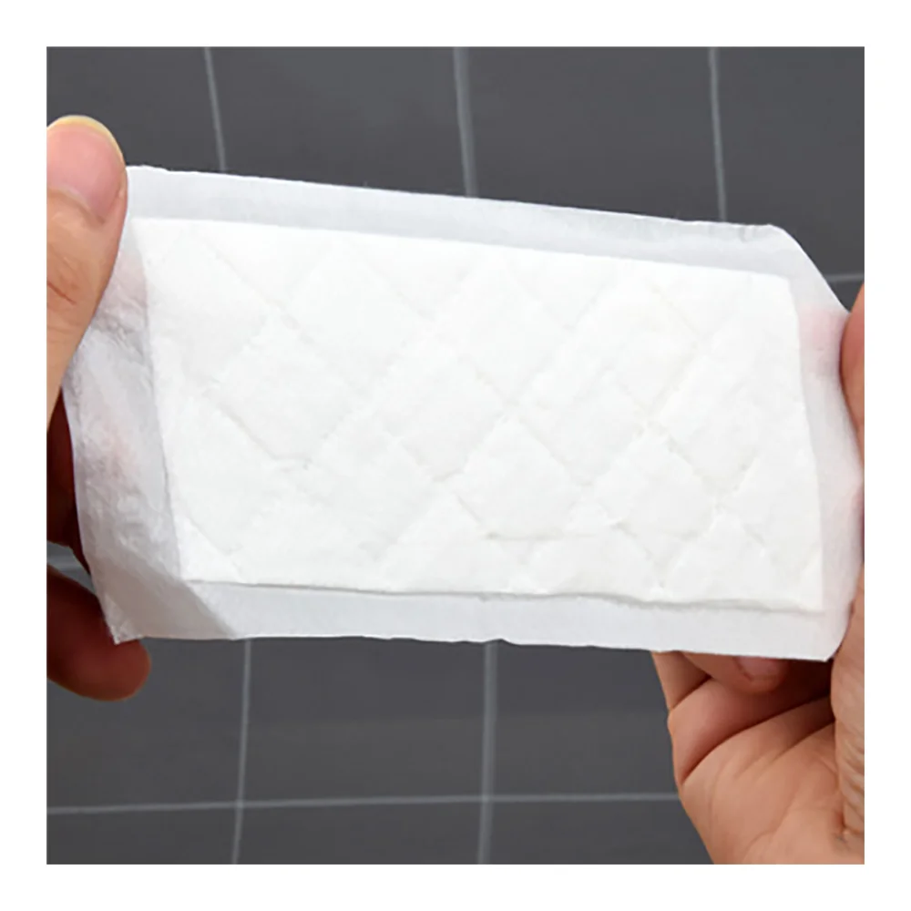 Support Custom White Food Grade Eco-friendly Convenient Disposable Anti Slip Meat Food Absorbent Pad