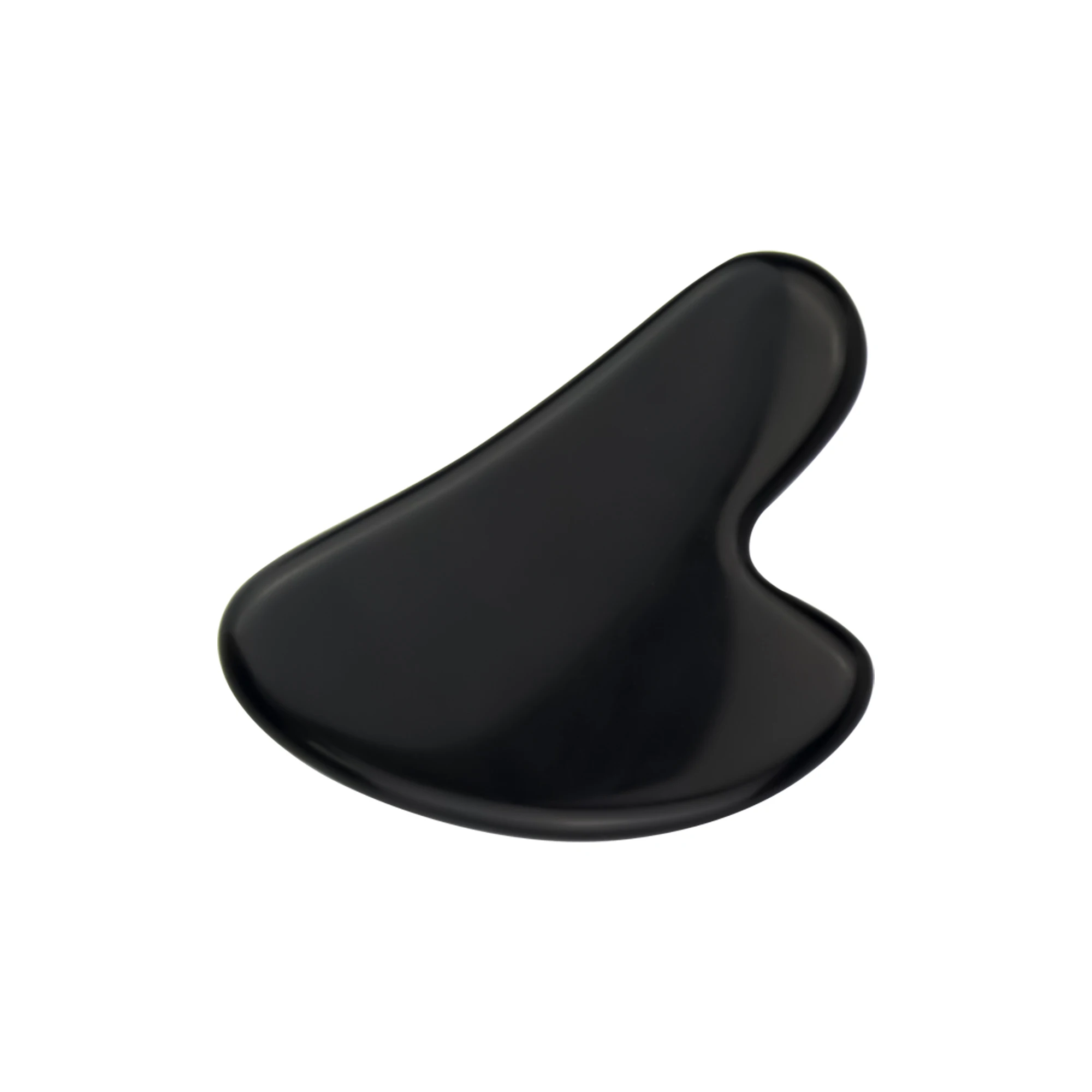 Obsidian Gua Sha stone Beauty face massage roller  jade guasha massage stone for Skin Care