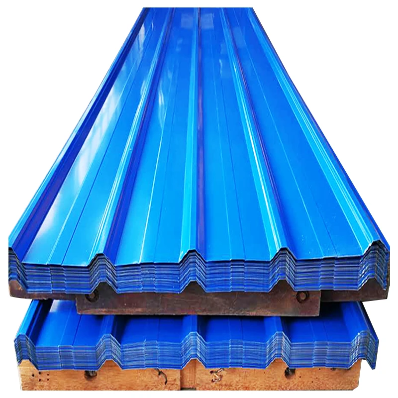 New building construction materials color steel  aluminum glazed trapezoidal corrugated roofing sheet roof tile