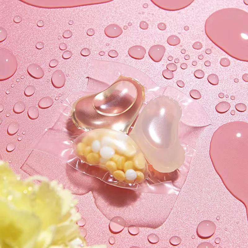 3D Private label laundry detergent pods with scent booster for Automatic Machine Washing 15g