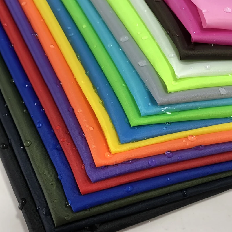 210T Waterproof Water repellent UV Resistance Ultralight Ripstop 7D Ripstop Nylon Fabric For Bag Parachute